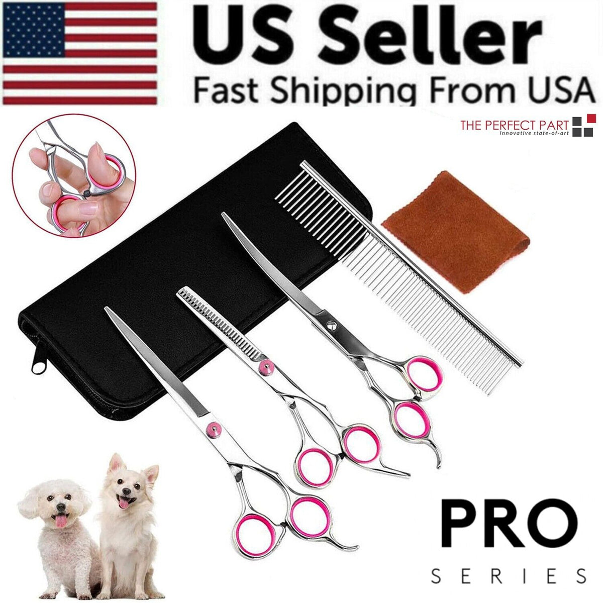 Stainless Steel Grooming Scissors Kit