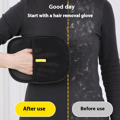 Silicone Pet Grooming Glove — Dual-Sided Hair Remover
