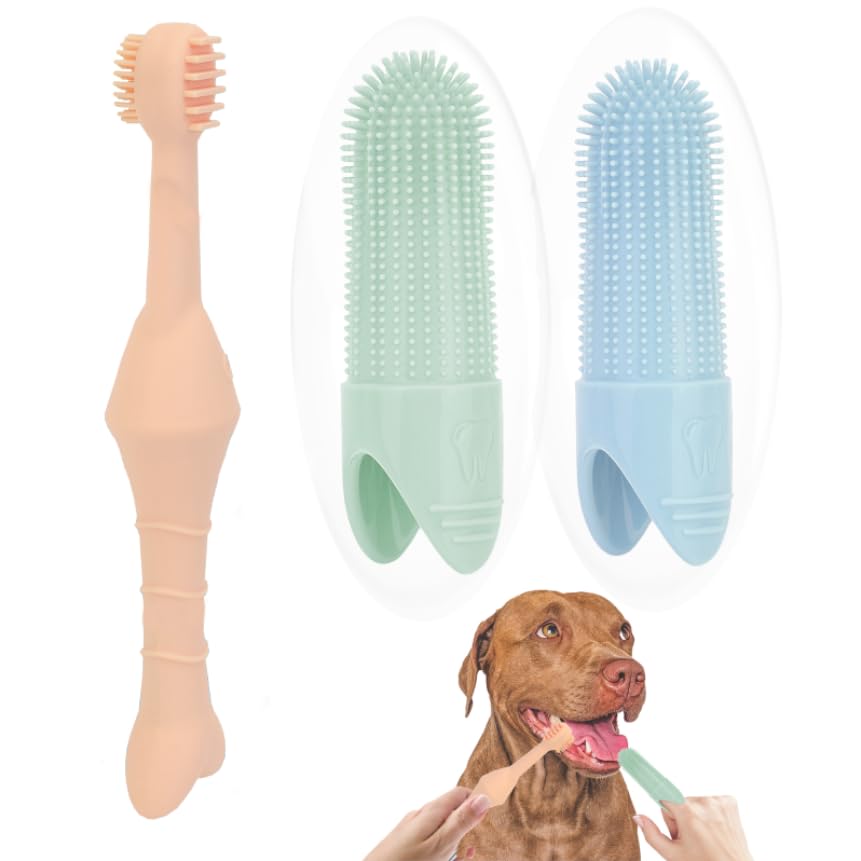 3-in-1 Finger Toothbrush Dental Kit