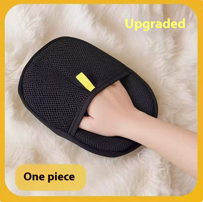 Silicone Pet Grooming Glove — Dual-Sided Hair Remover