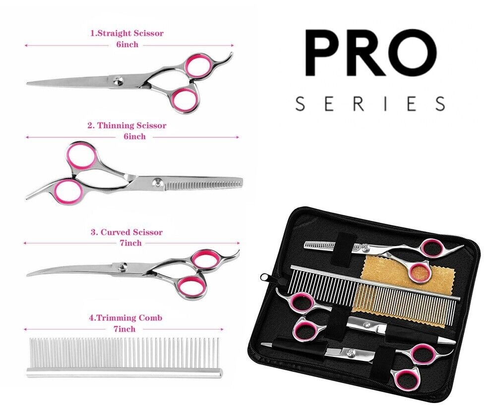 Stainless Steel Grooming Scissors Kit