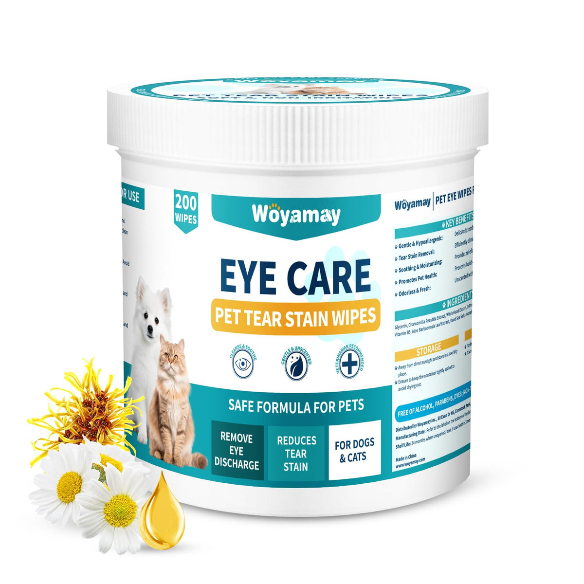 Extra-Large Eye Wipes (200ct)